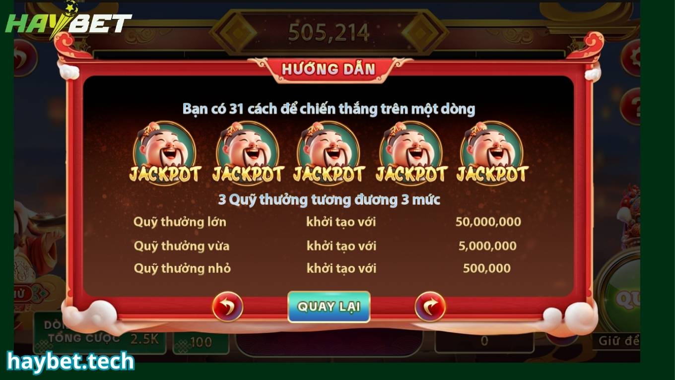 Hướng dẫn chơi nổ hũ thần tài HAYBET