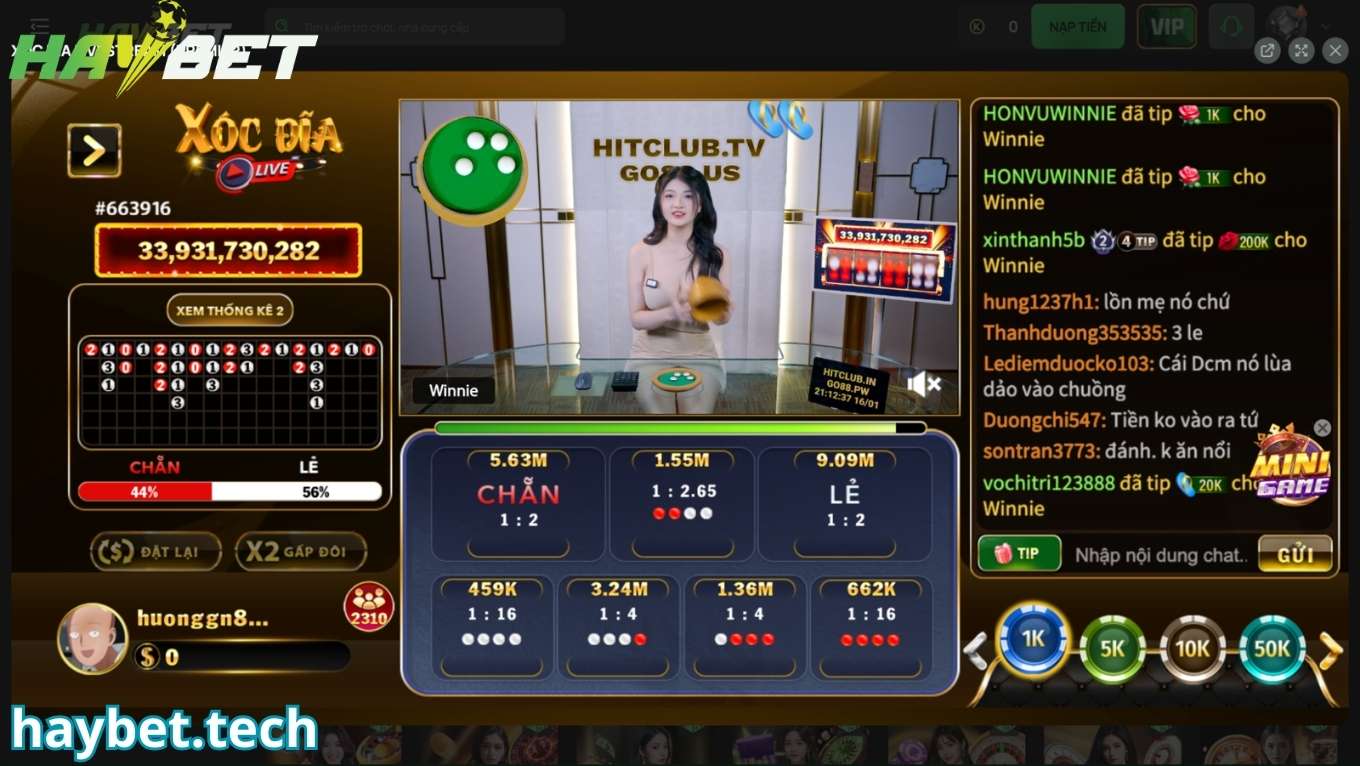 Kinh nghiệm đặt cược live casino HAYBET hiệu quả