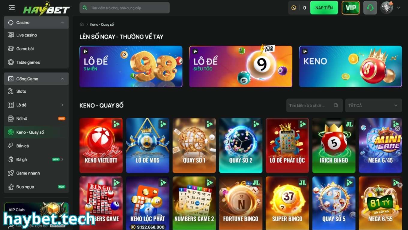 Những ưu điểm nổi bật của lô đề HAYBET