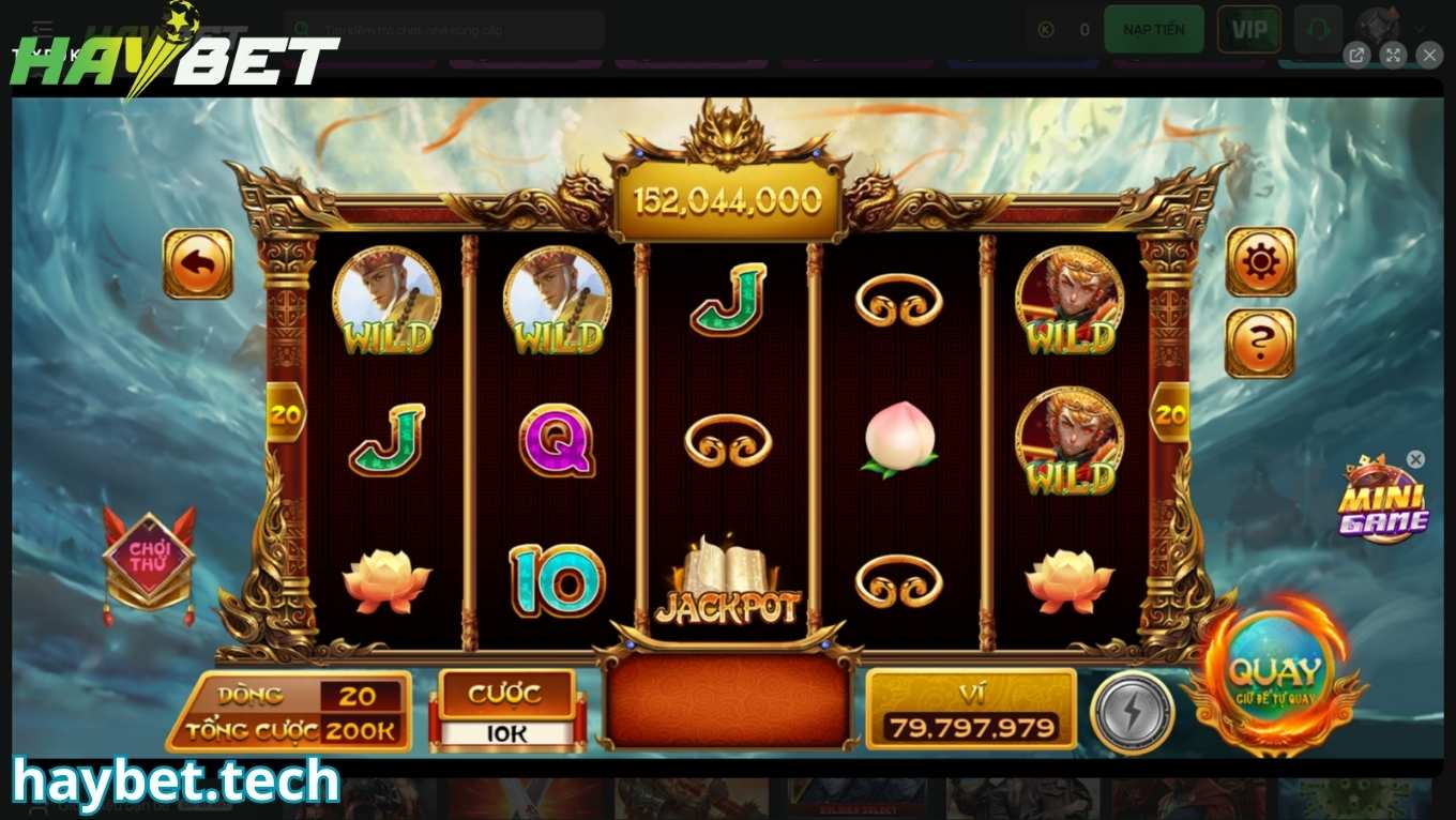 Nổ hũ Tây Du Kí HAYBET rất được ưa chuộng